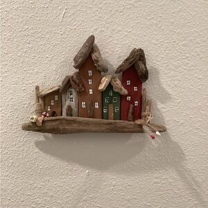 Driftwood Art, Driftwood Fishing Village, Driftwood Coastal Art
